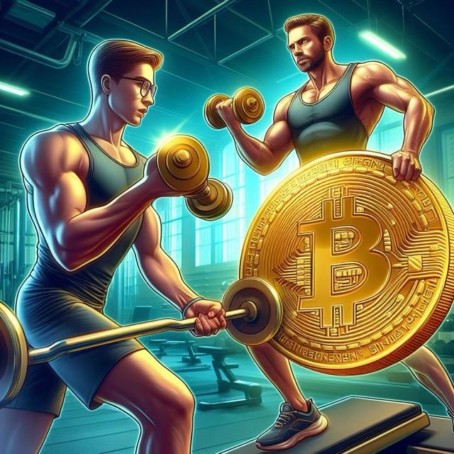 Gym and Crypto, set for life