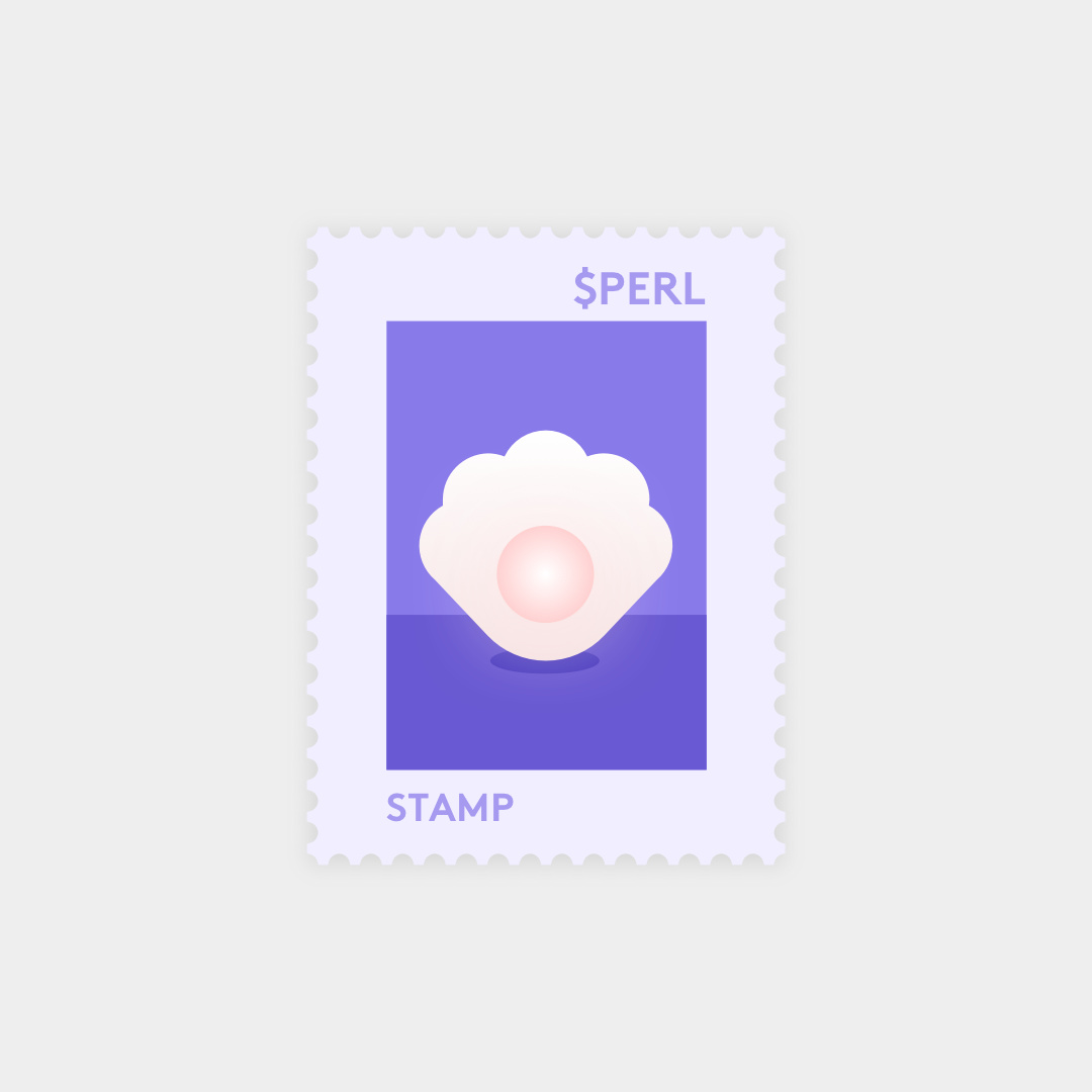 $PERL STAMP PURPLE