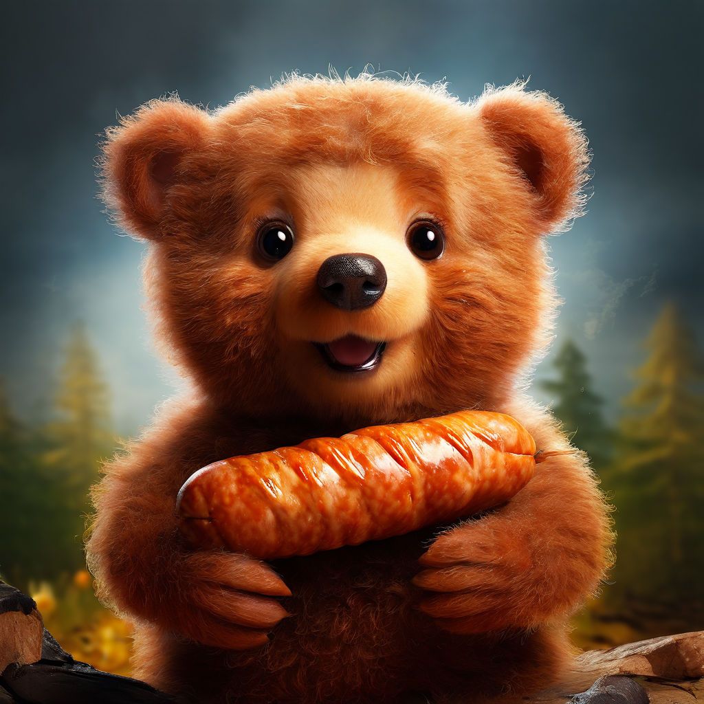 sausage-cute-bear