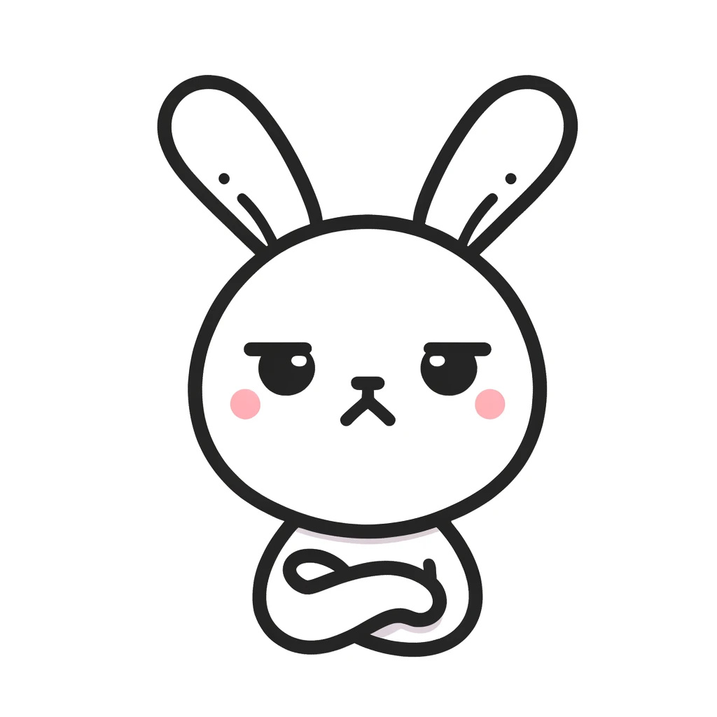 sulky rabbit