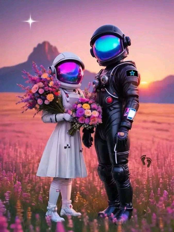 A wedding in space!