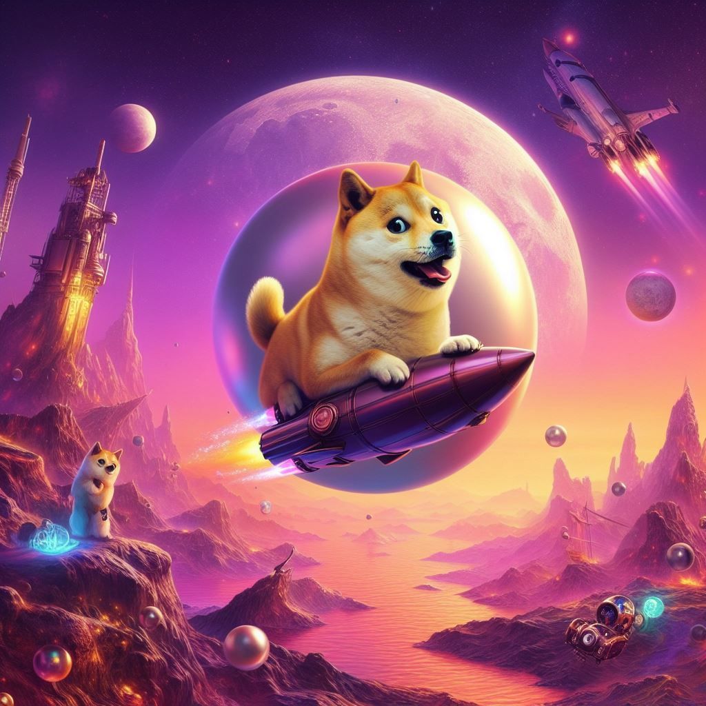 DOG WITH PERL TO THE MOON