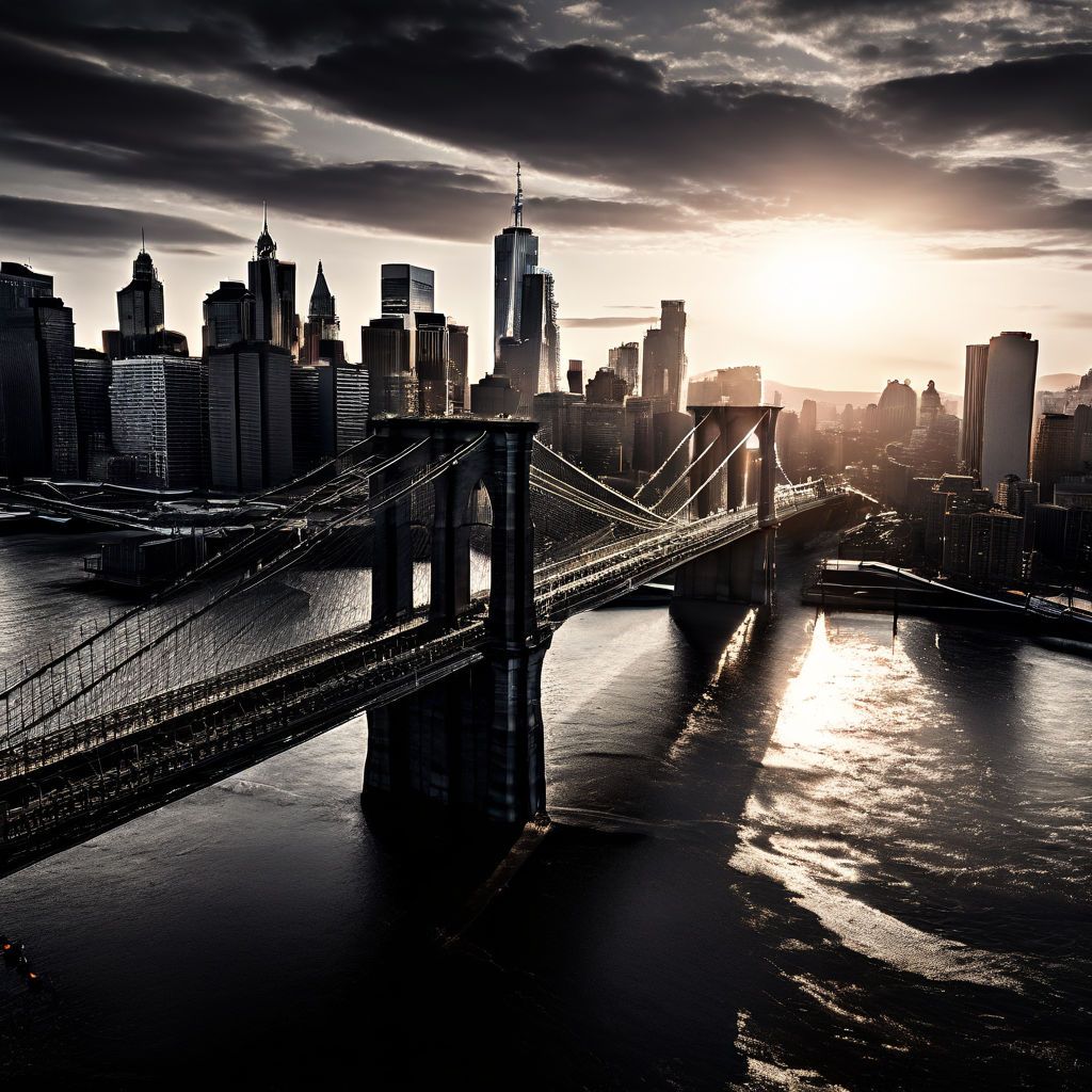 Brooklyn Bridge(black and white)