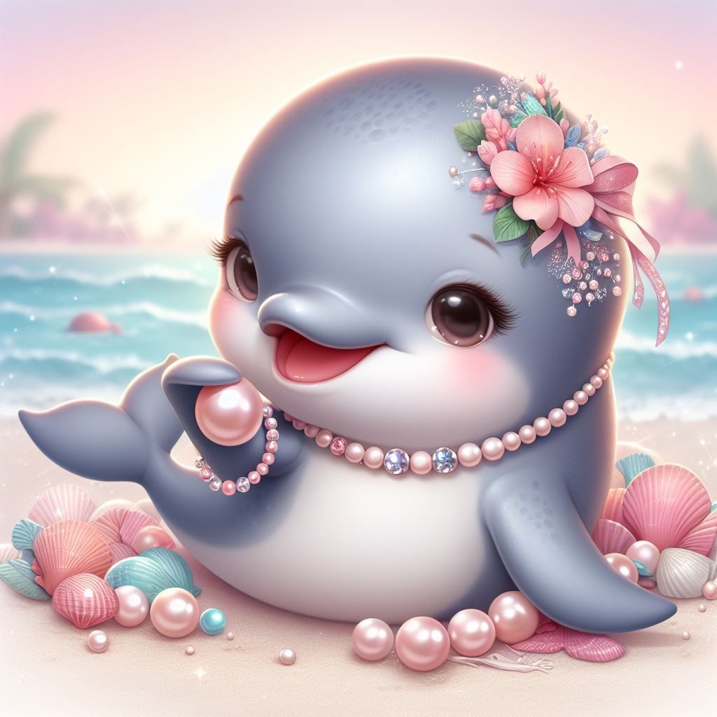 Baby Dolphin and Pearl 10