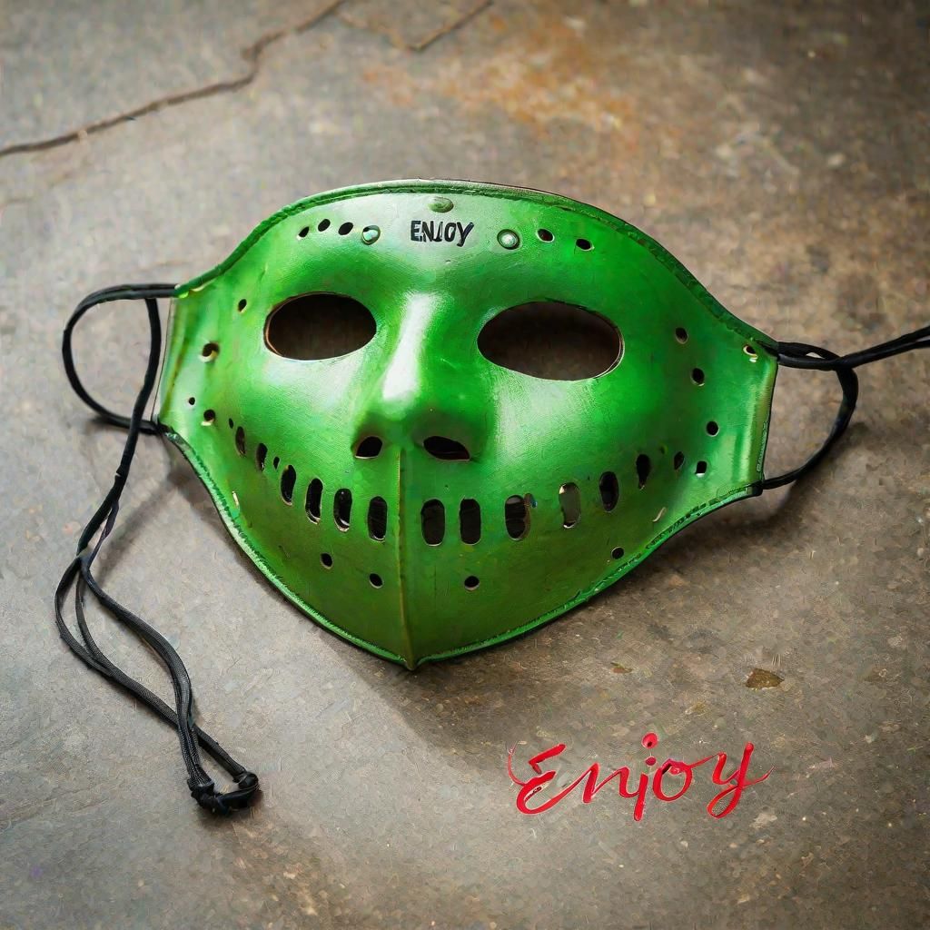 Enjoy with Green Mask