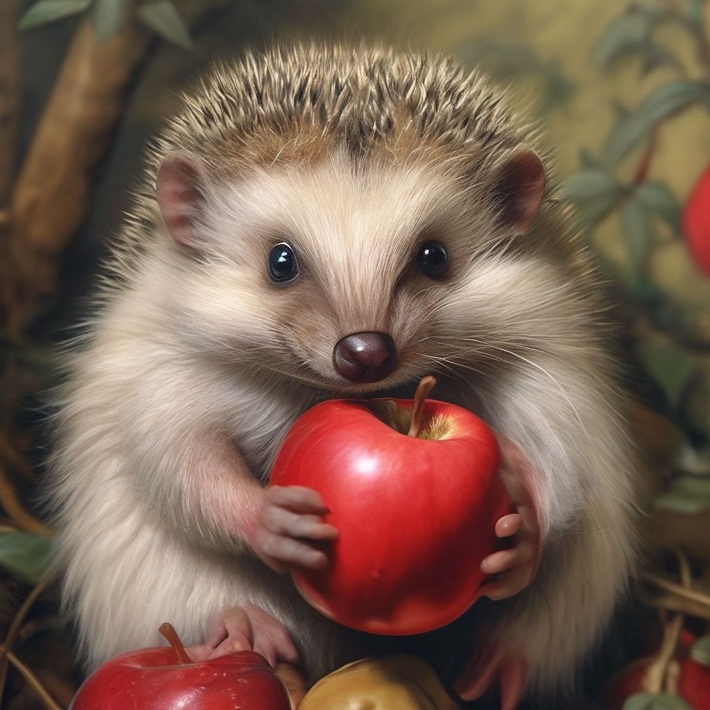 Happy hedgehog