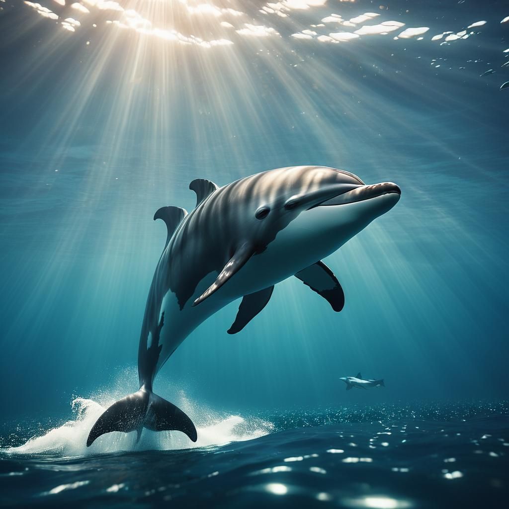 $Enjoy Cetacean Double-Finned Dolphin