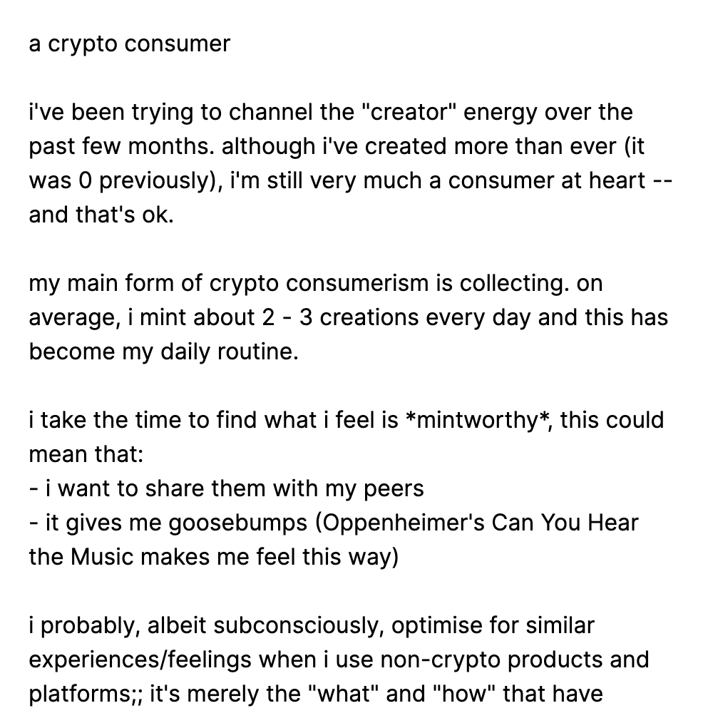 a crypto consumer