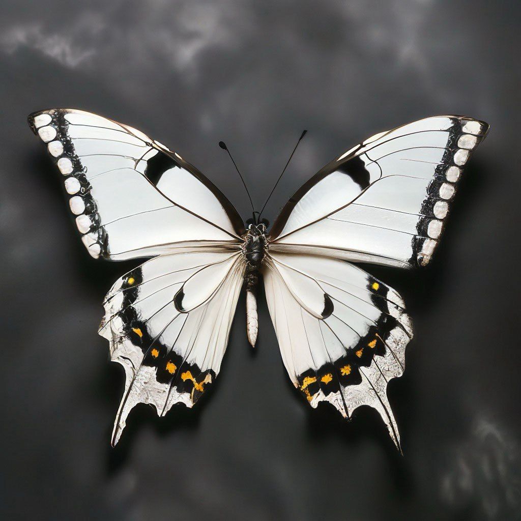 White butterfly