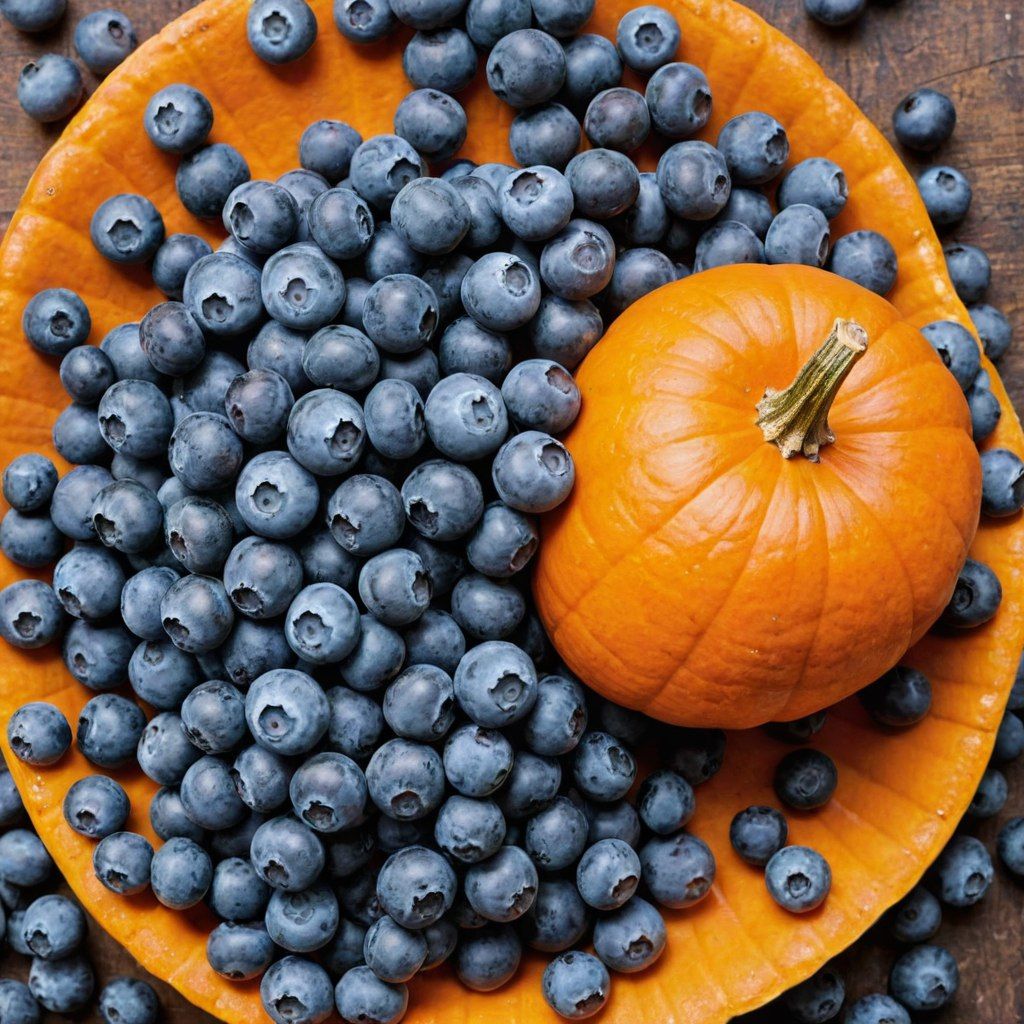 Blueberries&pumpkin