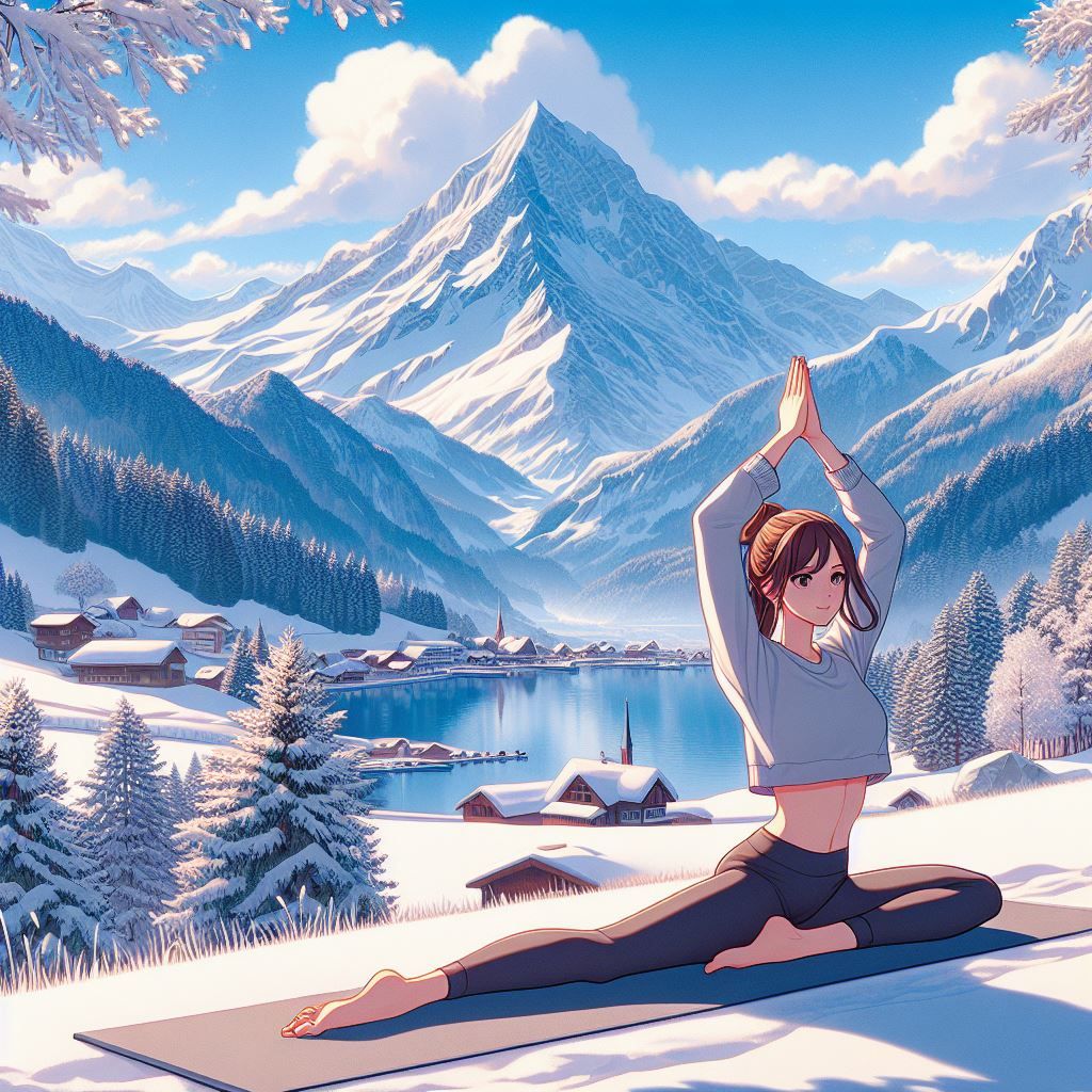 Mountains and yoga