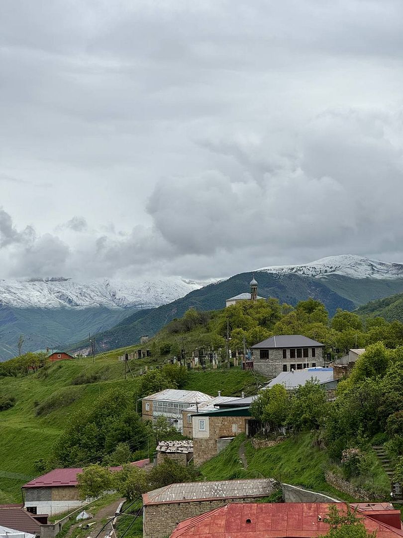 Snow in the mountains