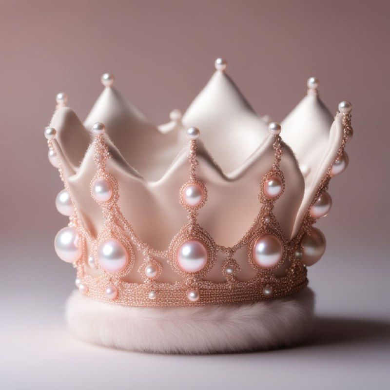 cute pearl crown