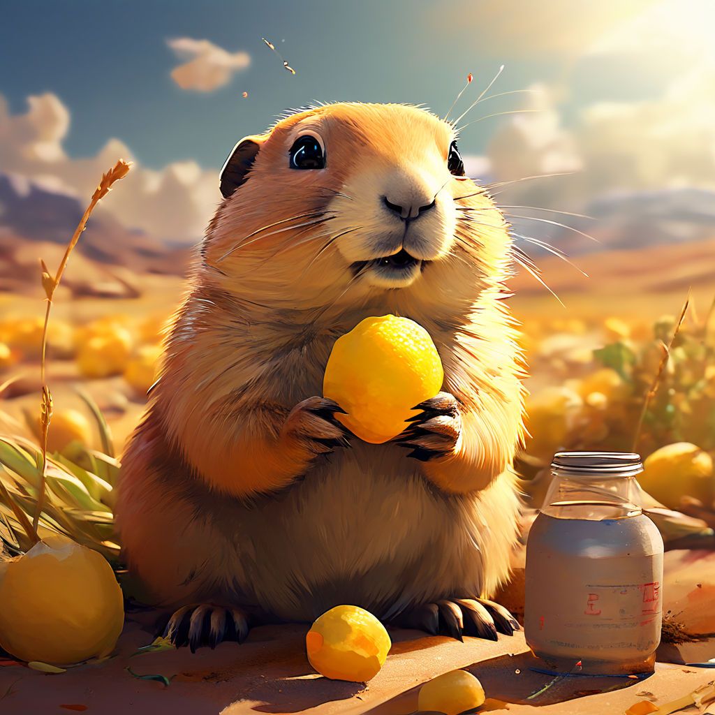 prairie dog likes lemon🍋