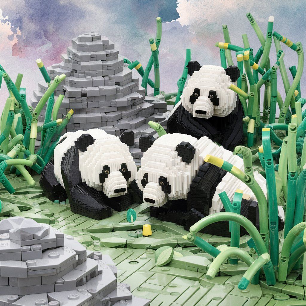 Lego panda