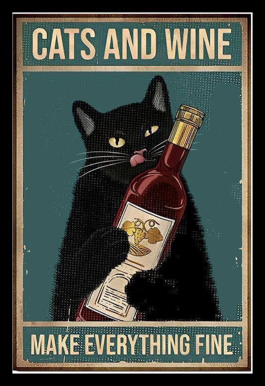 cats and wine