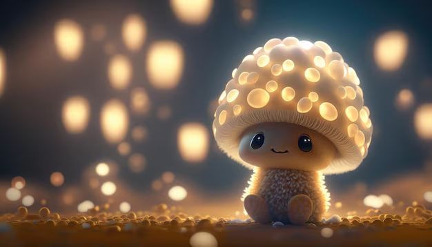 Luminous mushroom