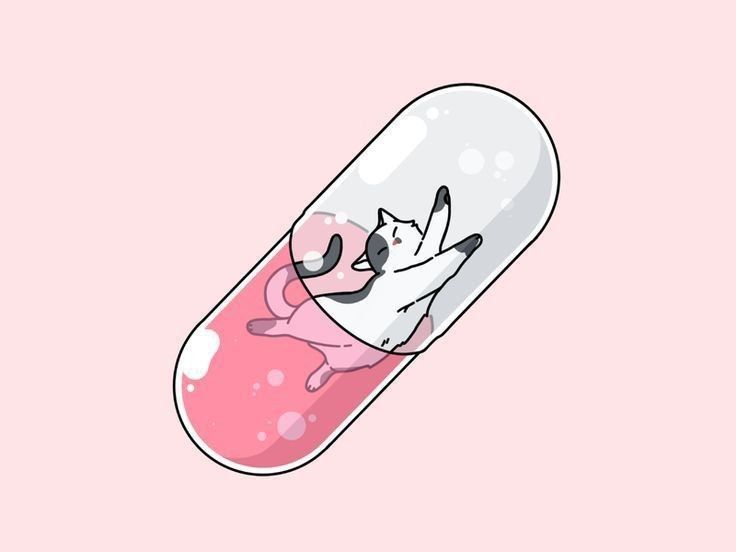 The pill of the cat