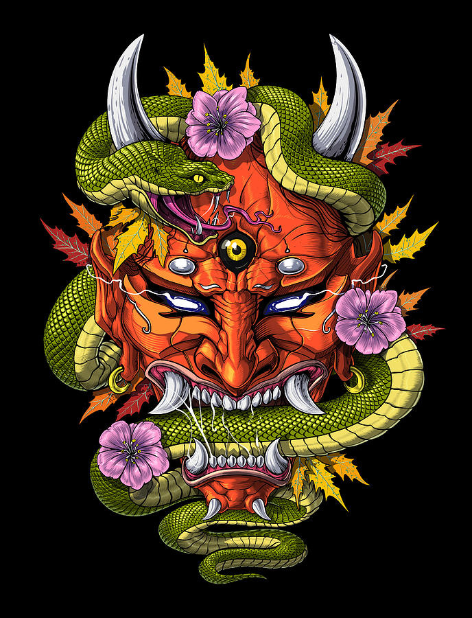 Oni mask | snake