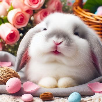 Happy rabbit