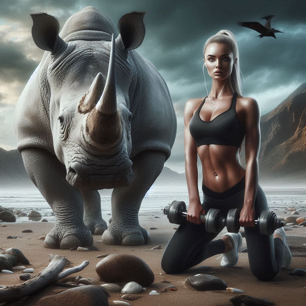 RHINO & FITNESS GIRL (13)