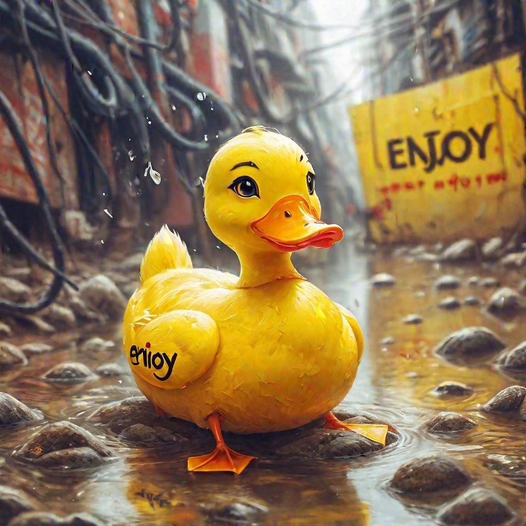 Enjoy with Yellow Duck