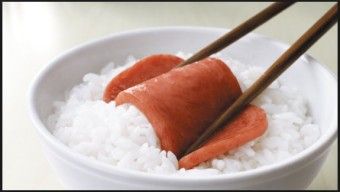 Spam on rice