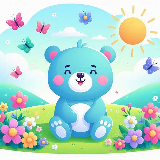 enjoy blue bear