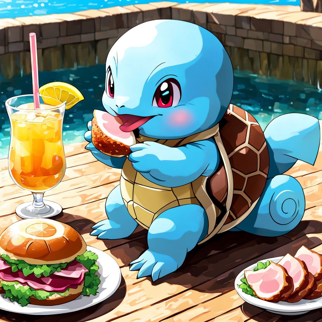 Squirtle's Ham Mukbang