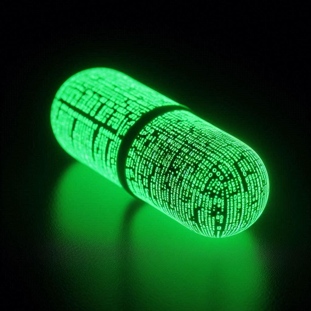 matrix green pill