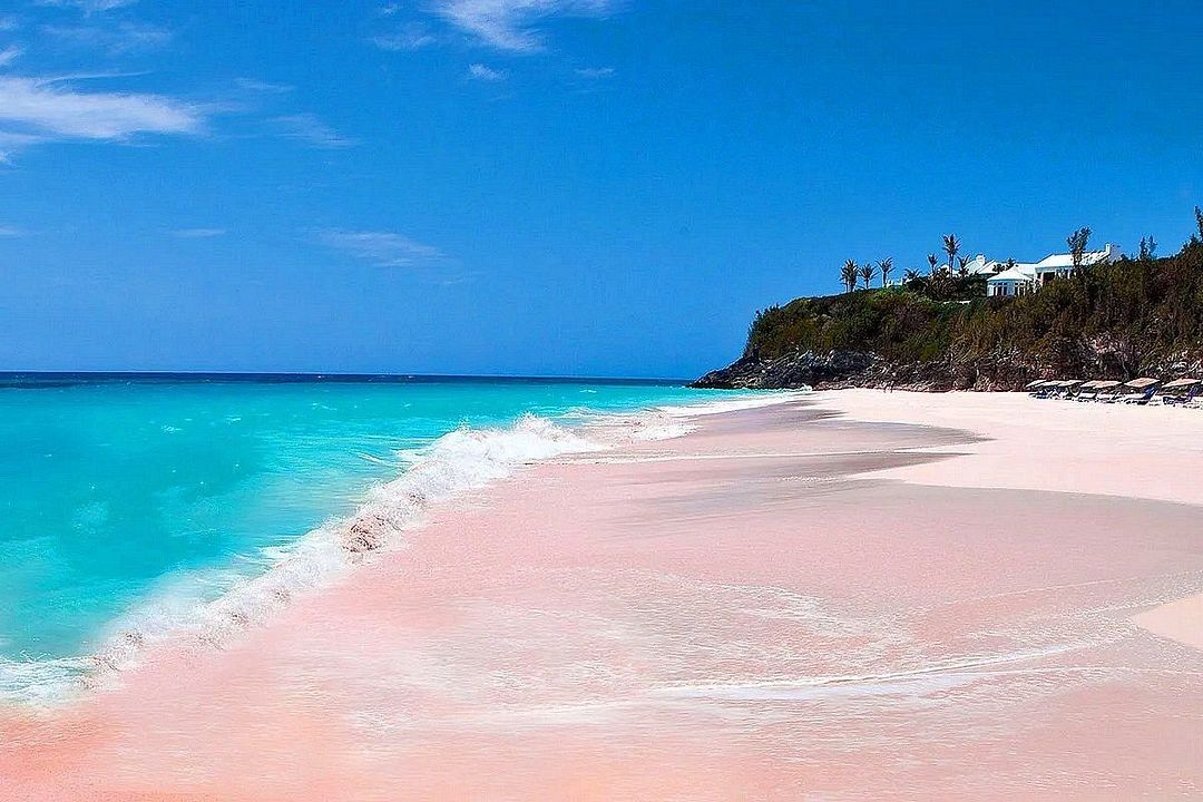 Pink sand