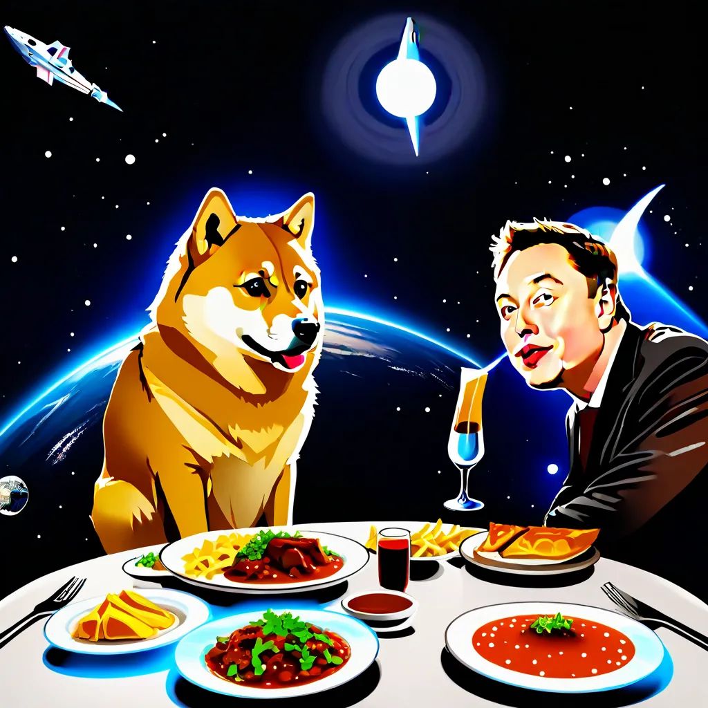 Doge and Elon Dinner at Space X