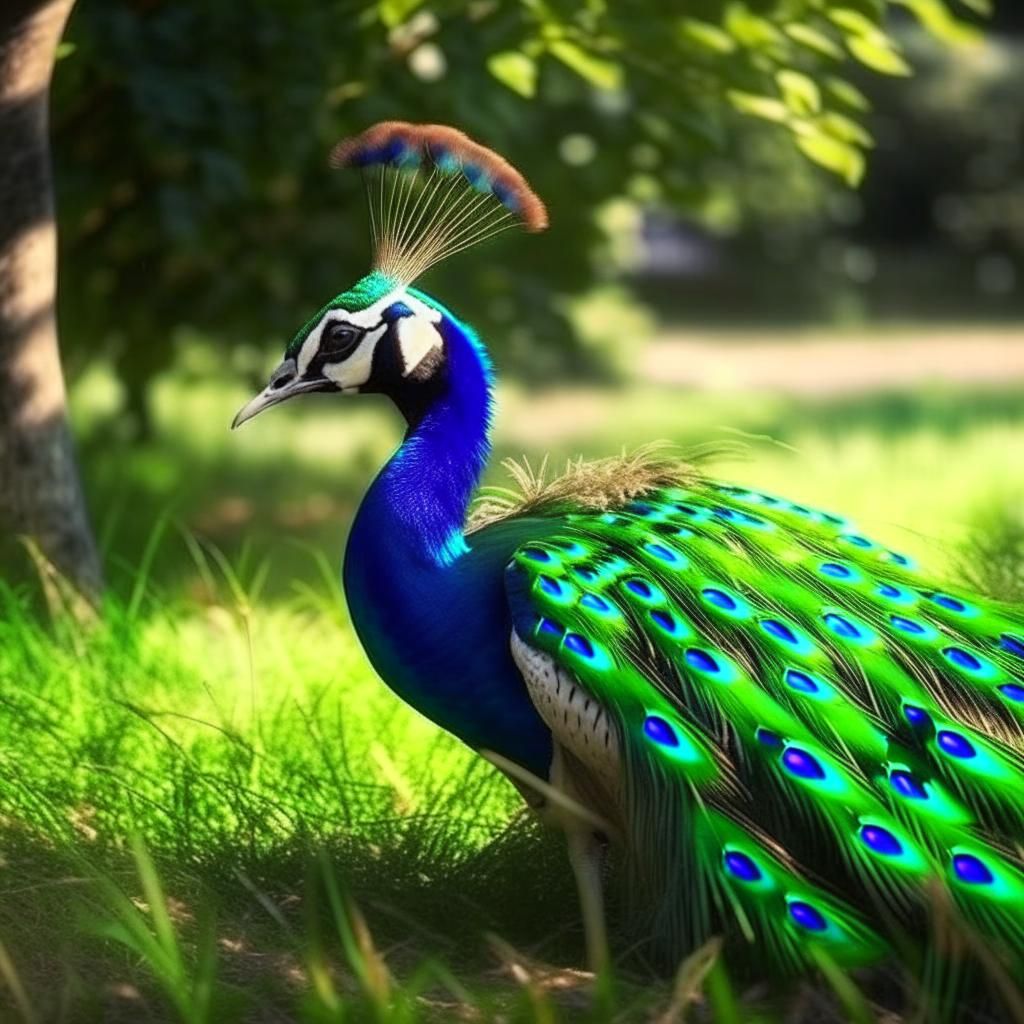 Beautiful peacock