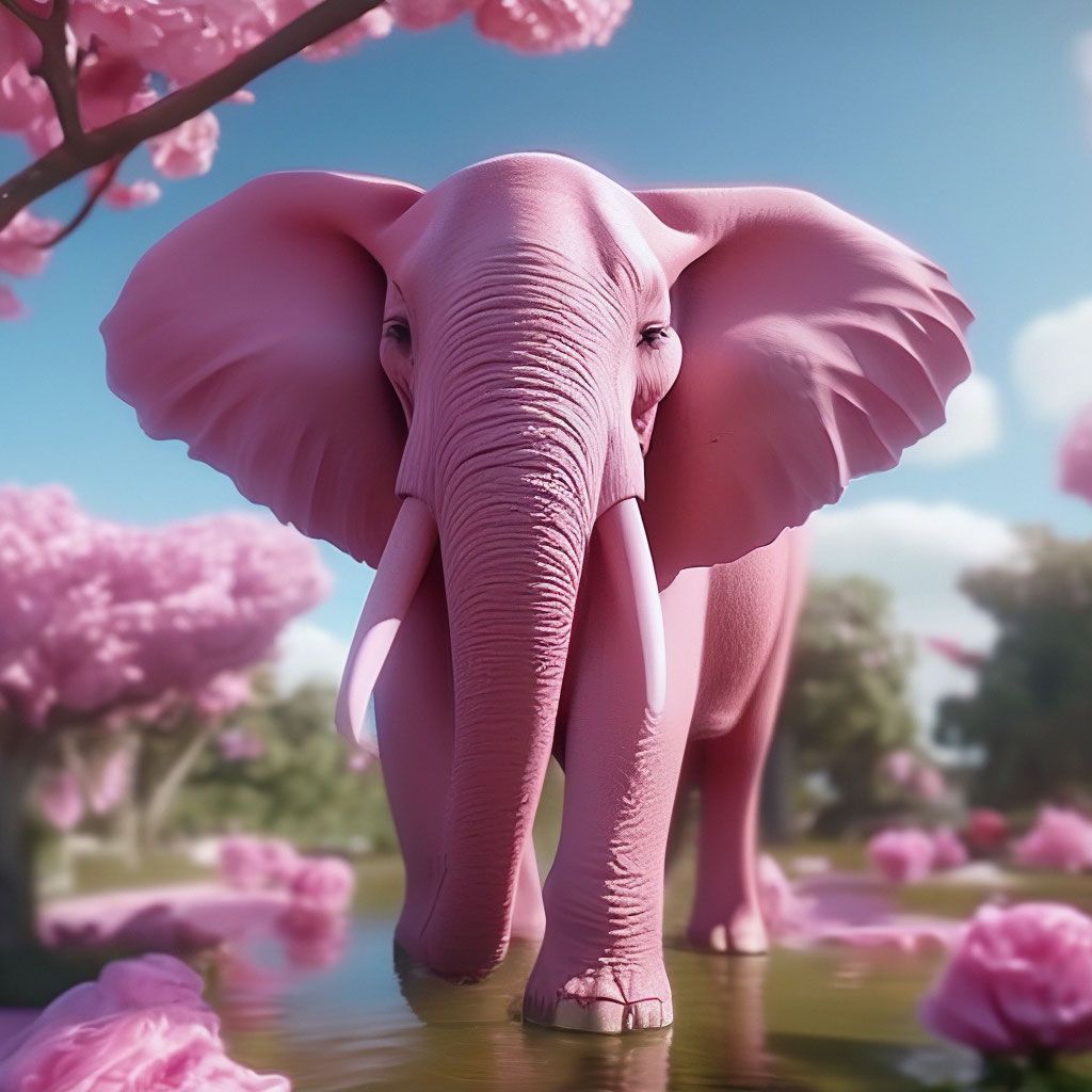 pink elephant