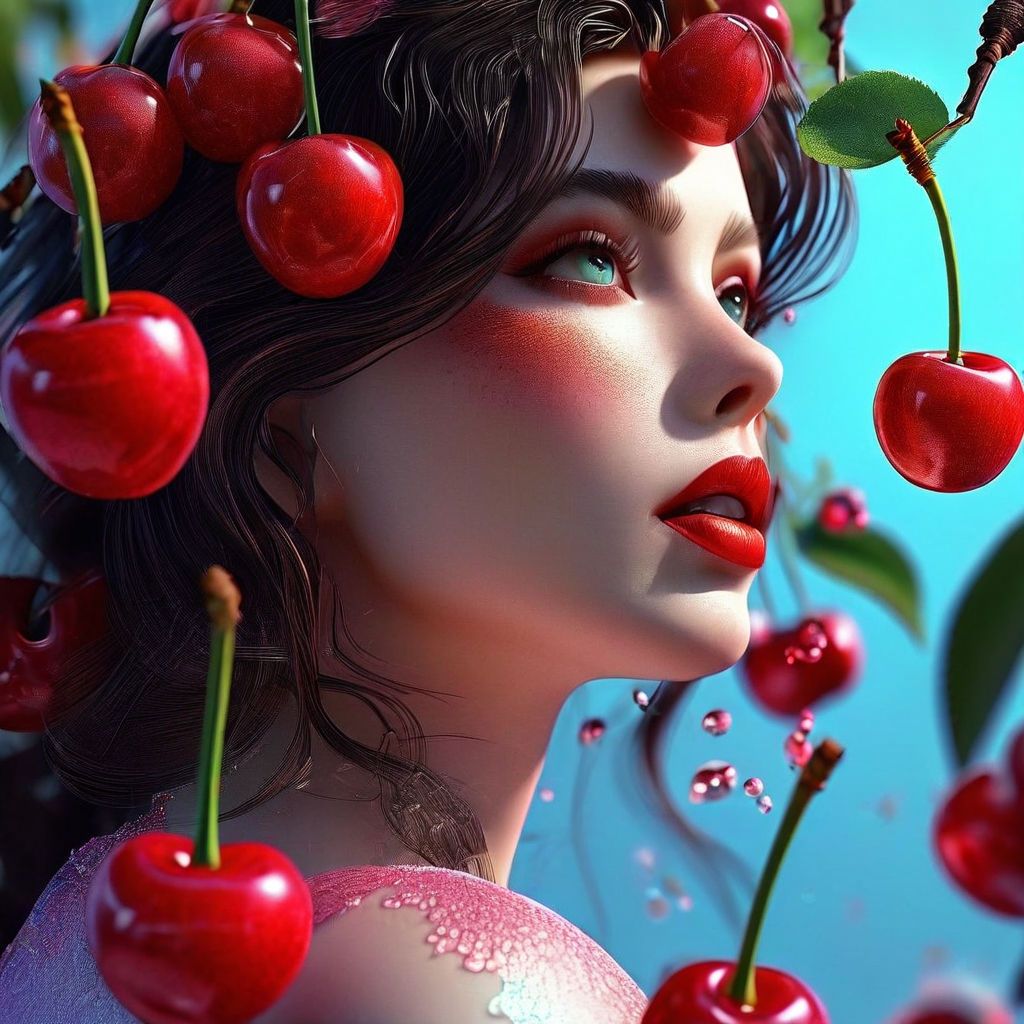 a cherry-scented girl