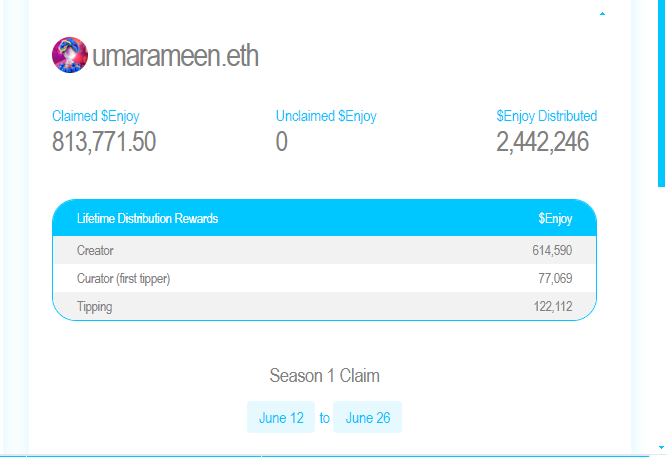 $ENJOY Airdrop