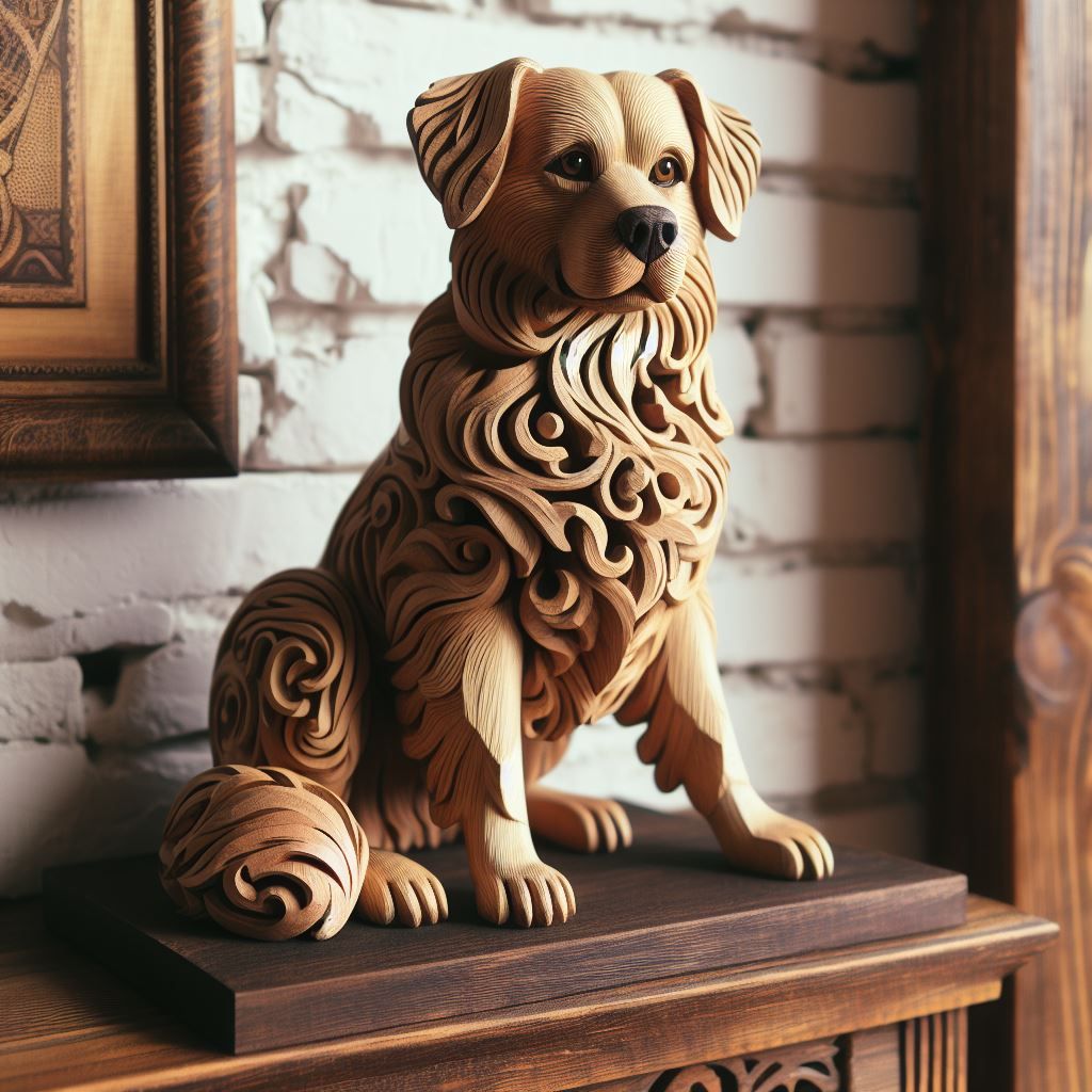 WOODEN DOG