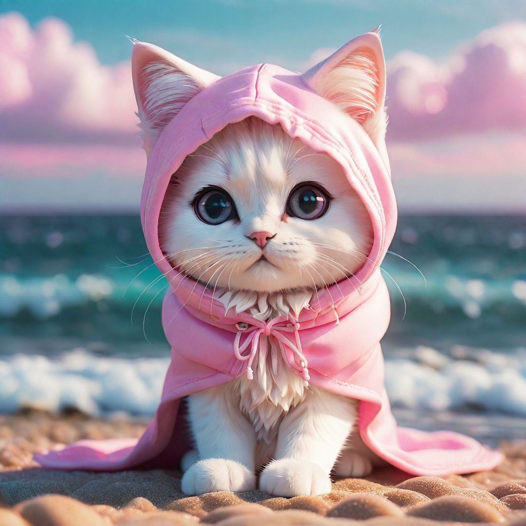 pink cat