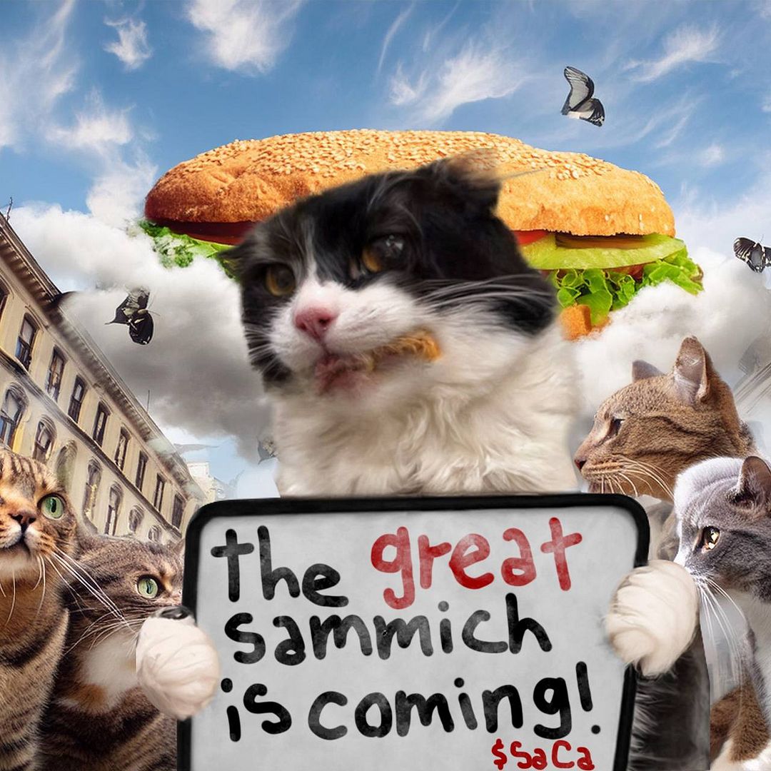 The great sammich is coming!