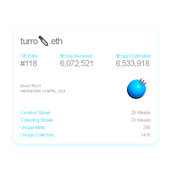 $Enjoy stats