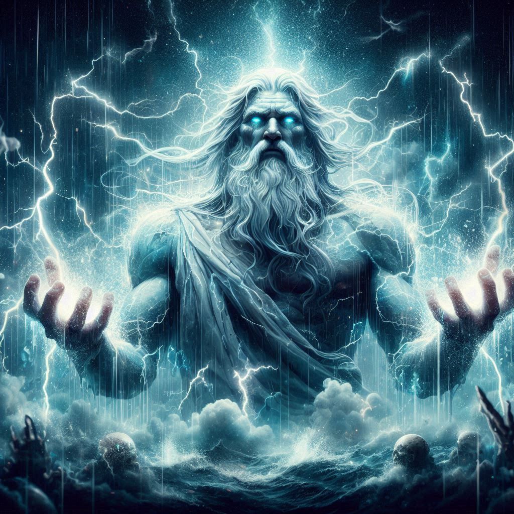 Zeus, god of thunder