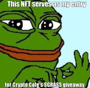 $GRASS giveaway 🌿💸🪂