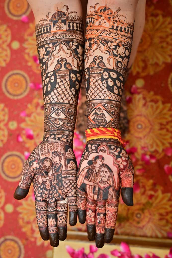 Bride Heena Design for Marriage