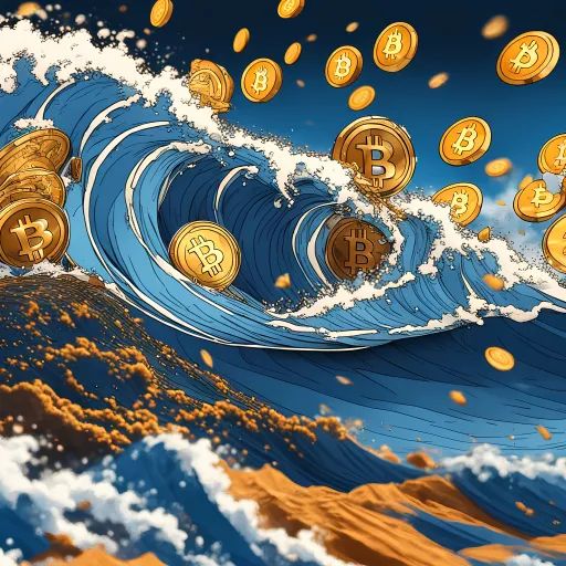 Bitcoin scatter through the sea