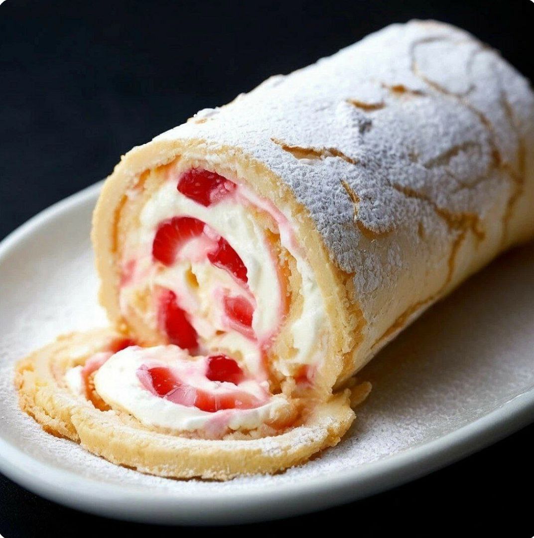 Meringue roll