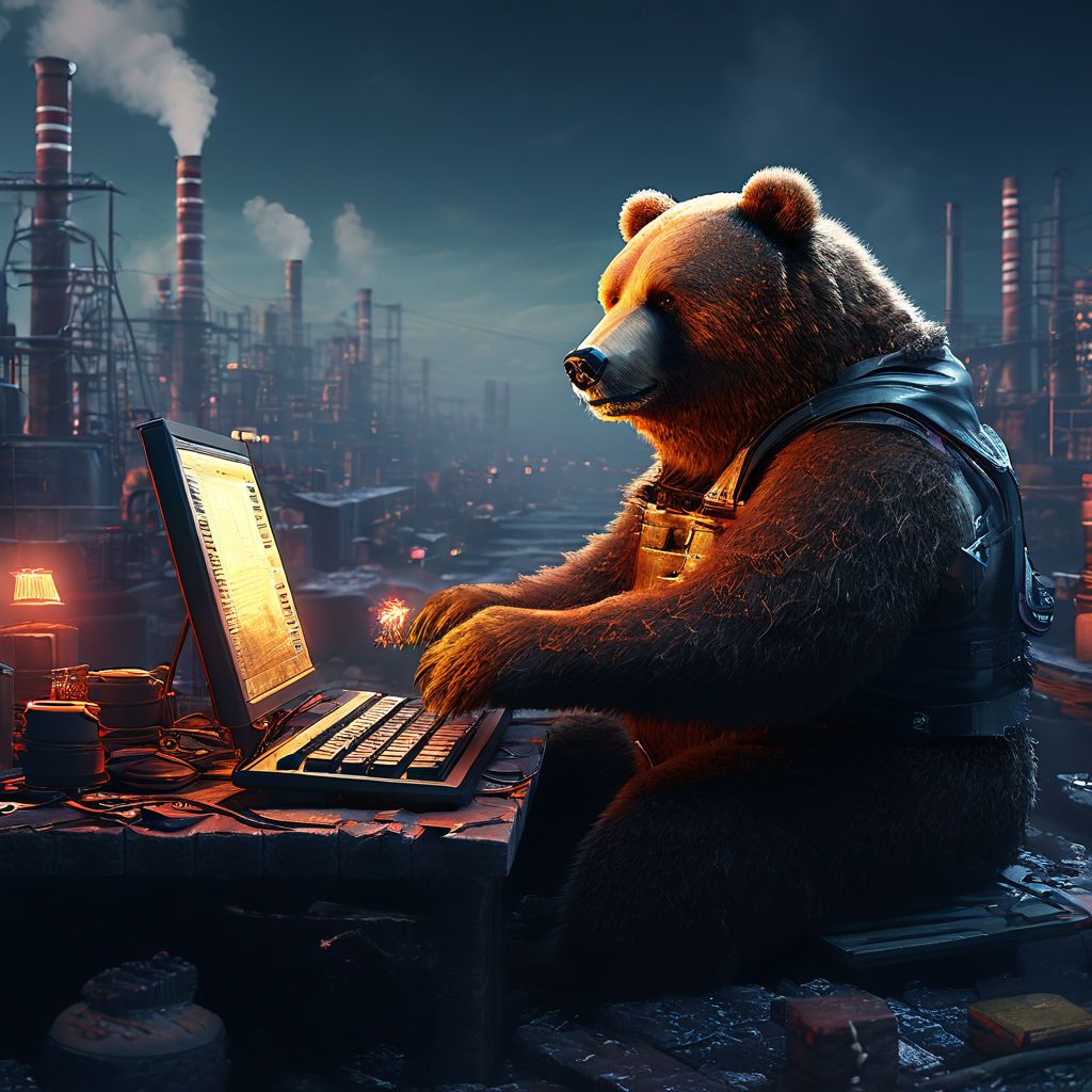 computer bear