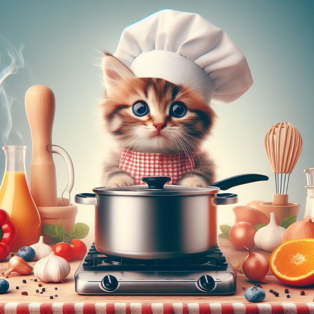 little kitty chef