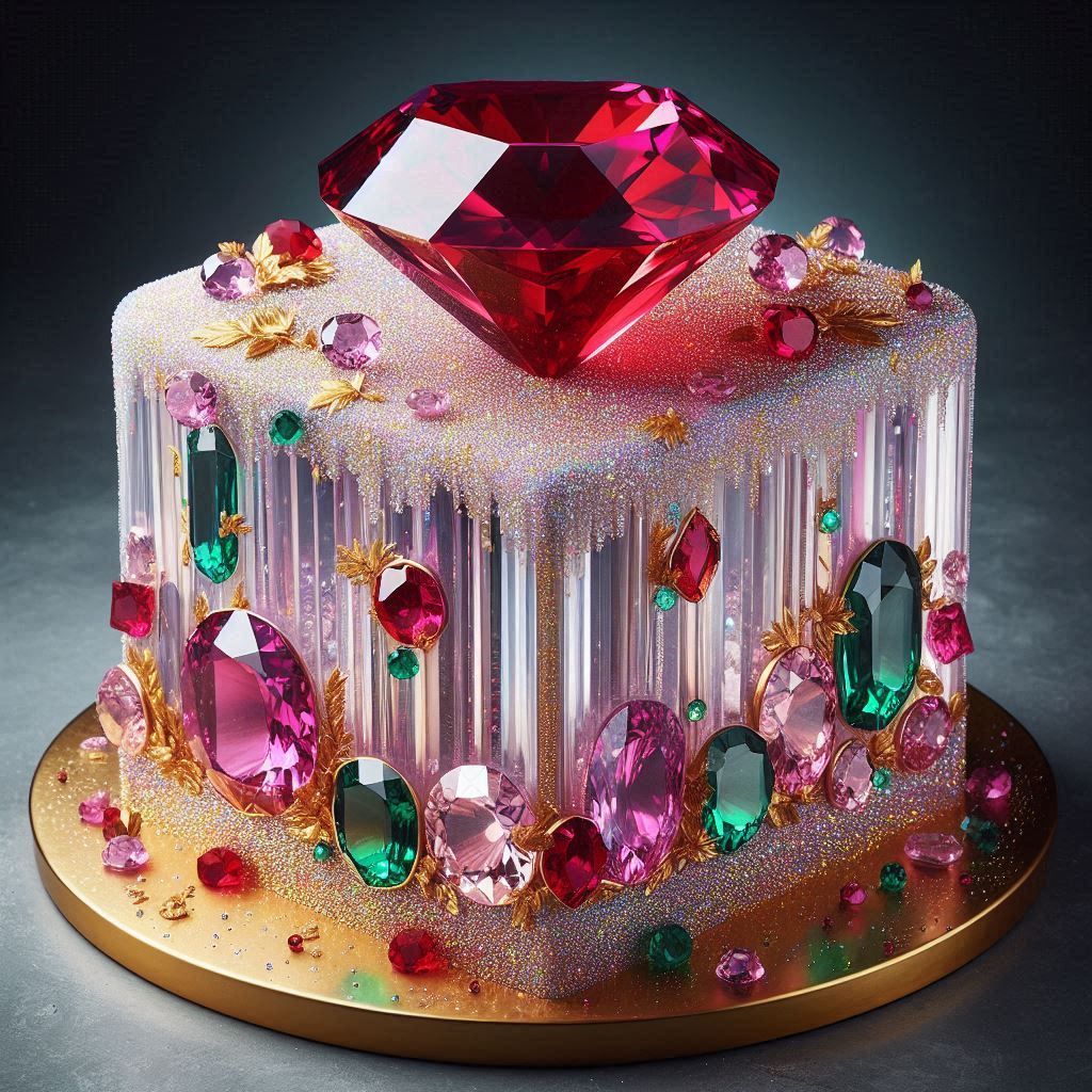 Diamonds cake