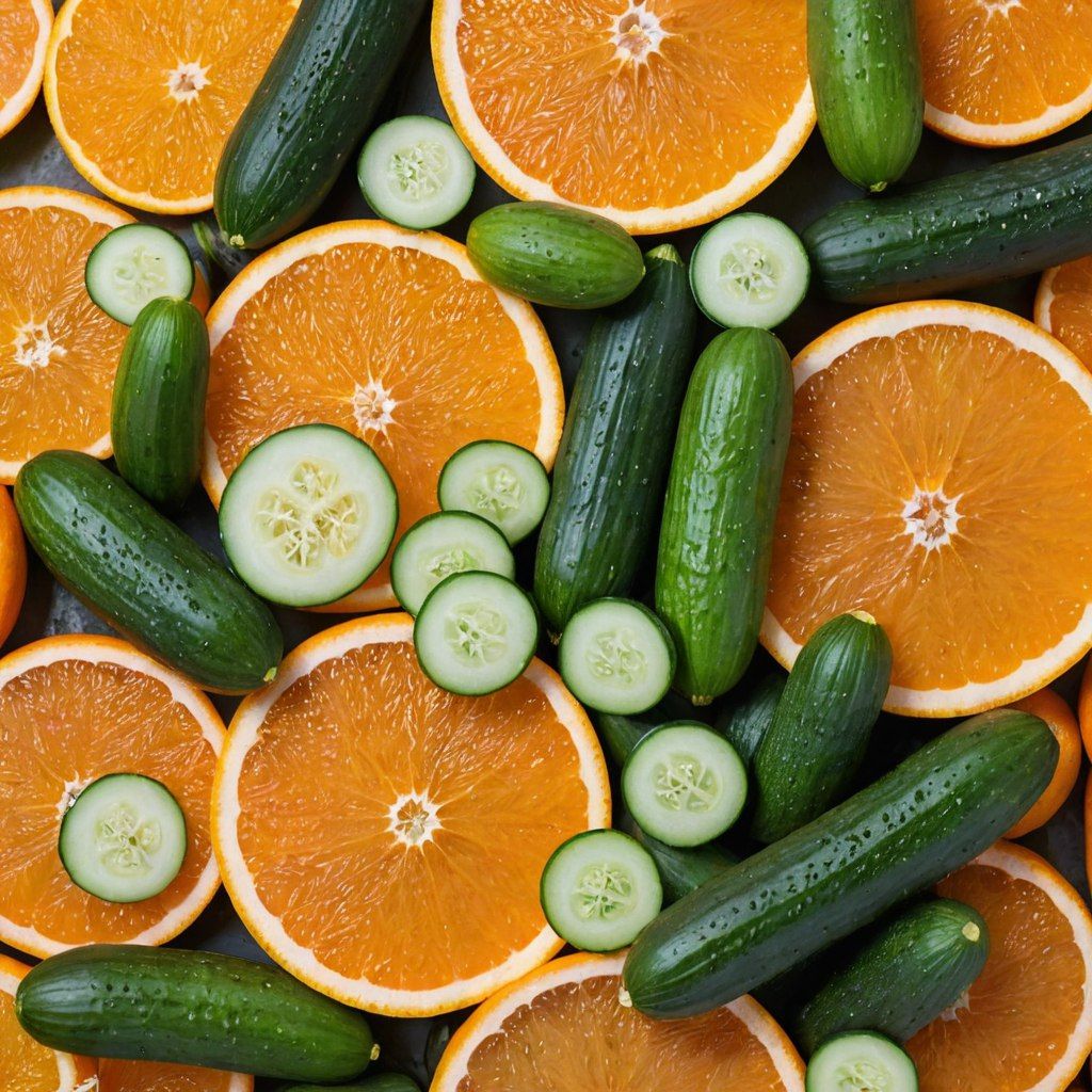 Orange&cucumbers