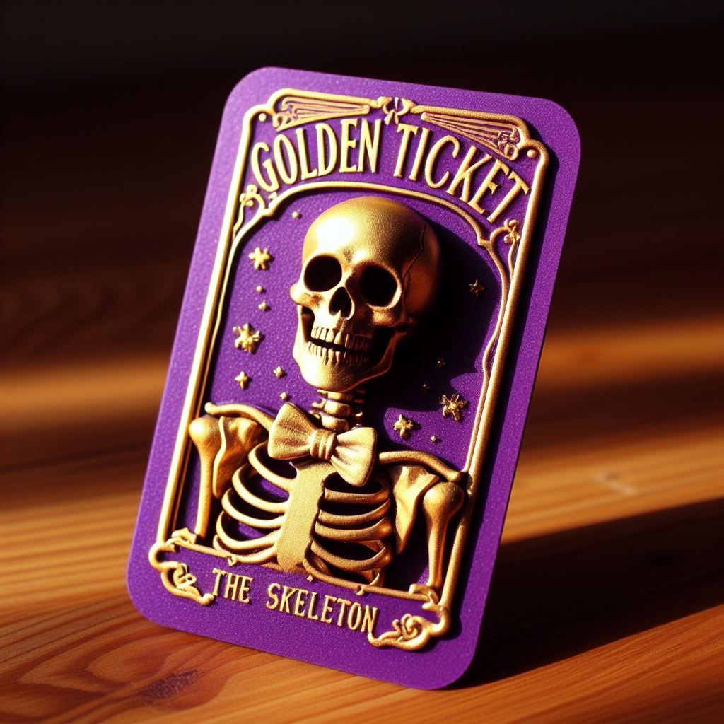 Golden skeleton #3